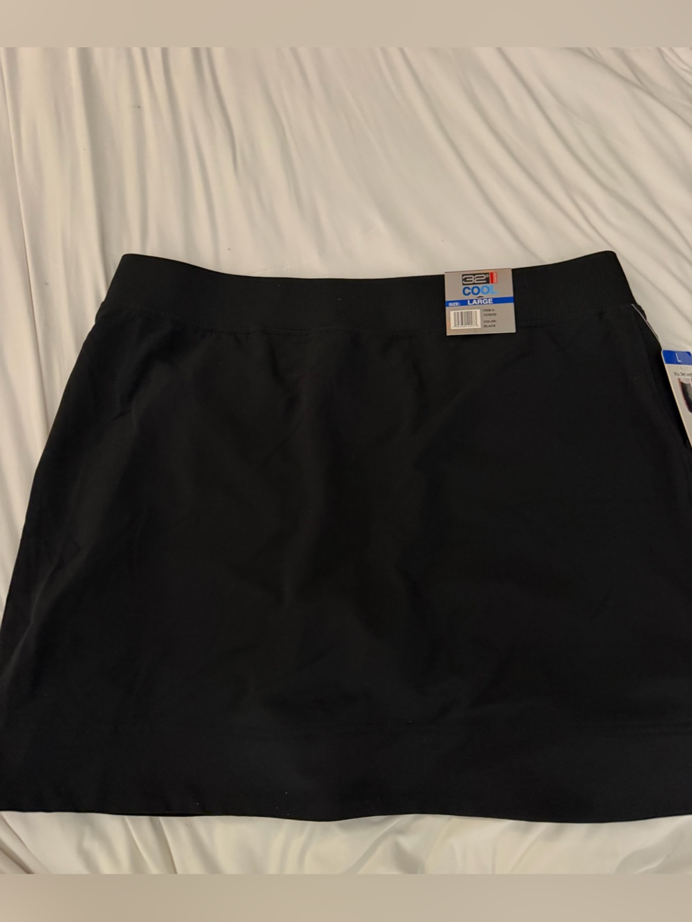 32 Degrees Cool Skort with pockets | Black | Large